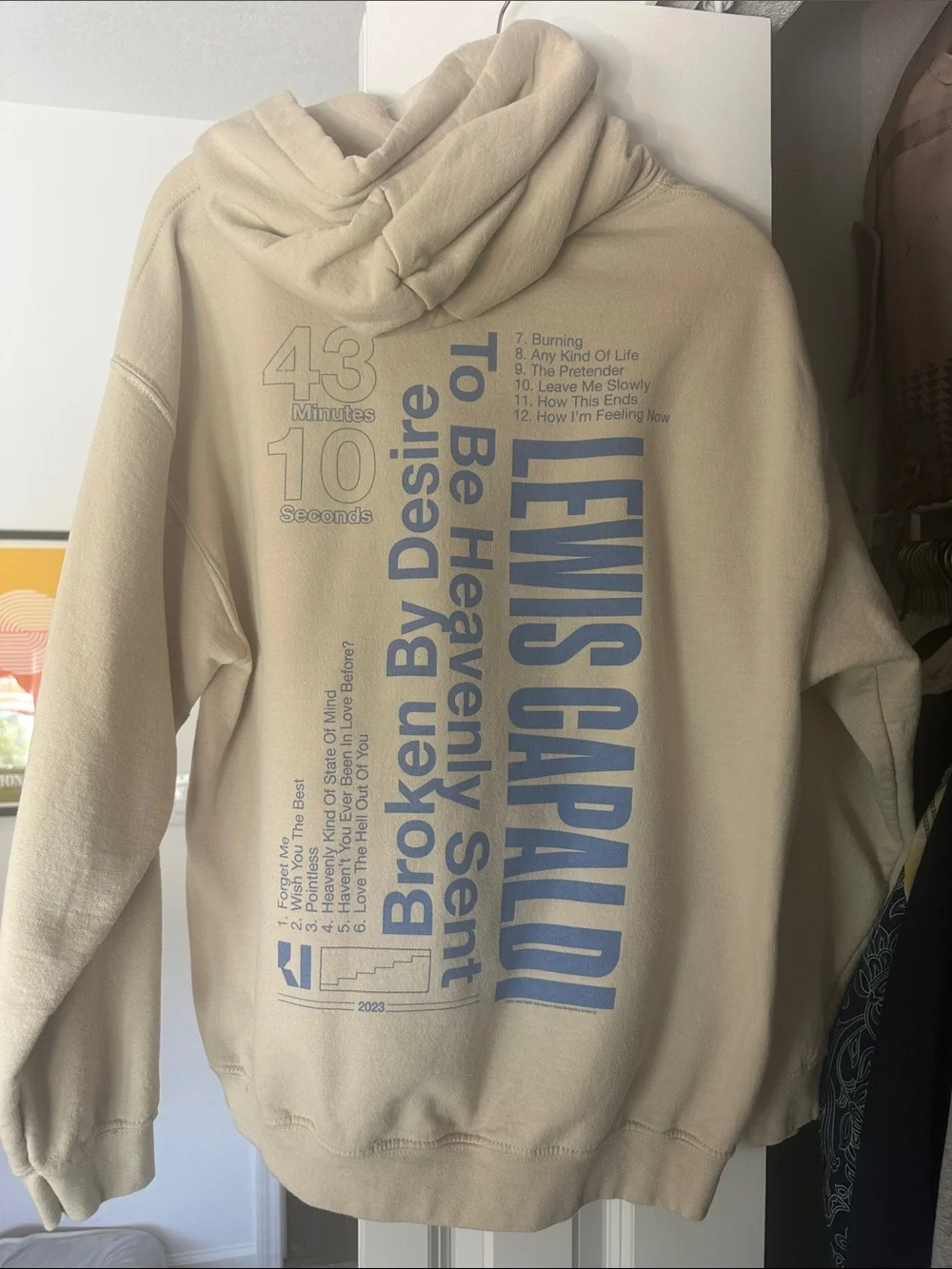 Lewis Capaldi concert sweatshirt